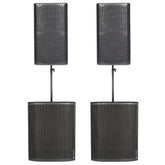 2X dB Technologies OPERA 12 1200W 12" Active Speakers + 2X dB Technologies SUB 618 18" Subwoofer Bundle